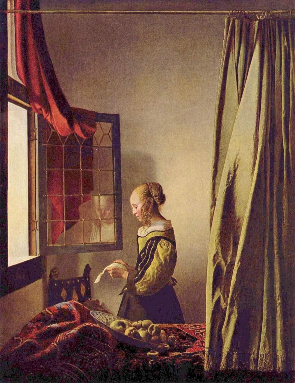 Johannes Vermeer Girl Reading a Letter at an Open Window